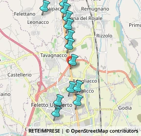 Mappa Via Nazionale, 33010 Udine UD, Italia (2.02846)