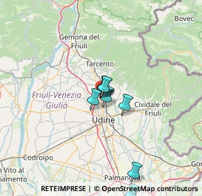 Mappa Via Nazionale, 33010 Udine UD, Italia (19.08455)