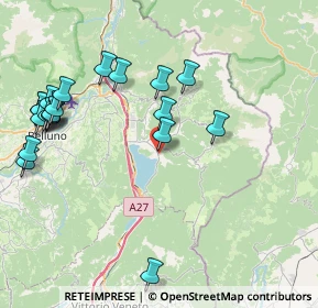 Mappa Via Fratelli Bandiera, 32016 Farra D'Alpago BL, Italia (9.412)
