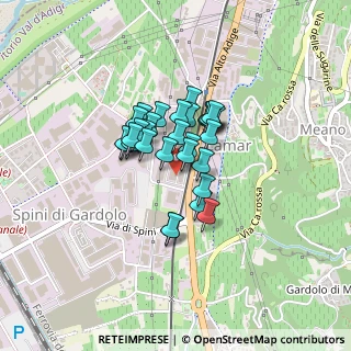 Mappa Via dell'Ora del Garda, 38100 Trento TN, Italia (0.25667)