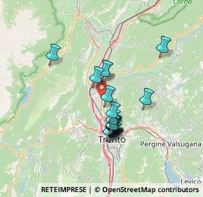 Mappa Via dell'Ora del Garda, 38100 Trento TN, Italia (5.49722)