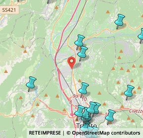 Mappa Via dell'Ora del Garda, 38100 Trento TN, Italia (6.2025)