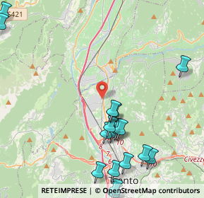 Mappa Via dell'Ora del Garda, 38100 Trento TN, Italia (5.65842)