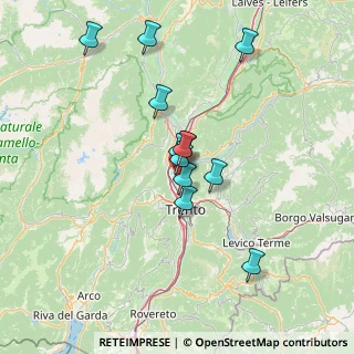 Mappa Via dell'Ora del Garda, 38100 Trento TN, Italia (11.58833)