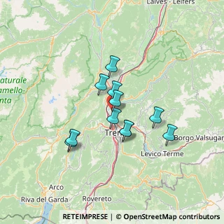 Mappa Via dell'Ora del Garda, 38100 Trento TN, Italia (10.30545)