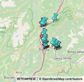 Mappa Via dell'Ora del Garda, 38100 Trento TN, Italia (8.038)