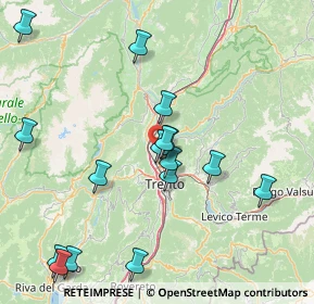 Mappa Via dell'Ora del Garda, 38100 Trento TN, Italia (17.1675)