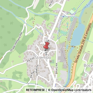 Mappa Via Gorizia, 16, 38080 Strembo, Trento (Trentino-Alto Adige)