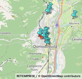 Mappa Via Innocenzo papà IX, 28845 Domodossola VB, Italia (1.42727)