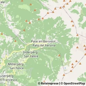 Mappa Palù del Fersina