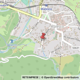 Mappa Via dei Monti, 50, 28854 Malesco, Verbano-Cusio-Ossola (Piemonte)