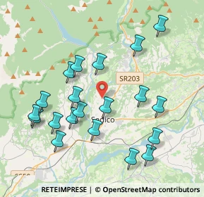 Mappa Localita' Seghe De Villa, 32036 Sedico BL, Italia (4.065)