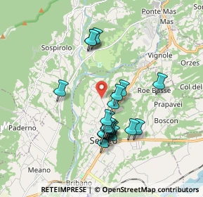 Mappa Localita' Seghe De Villa, 32036 Sedico BL, Italia (1.5805)