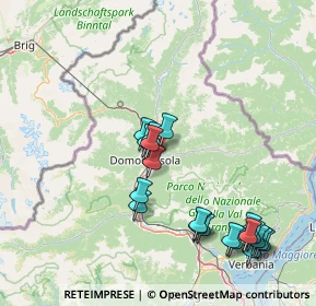 Mappa Via Creggio, 28859 Trontano VB, Italia (16.9545)