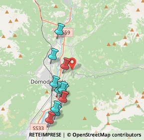 Mappa Via Creggio, 28859 Trontano VB, Italia (3.78455)