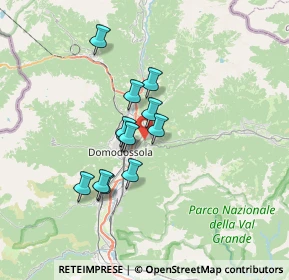 Mappa Via Creggio, 28859 Trontano VB, Italia (5.00917)