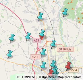 Mappa Piazza di Prampero B., 33010 Tavagnacco UD, Italia (5.928)