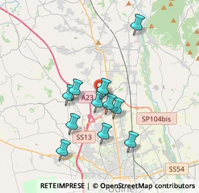 Mappa Piazza di Prampero B., 33010 Tavagnacco UD, Italia (3.05727)