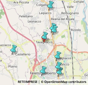 Mappa Piazza di Prampero B., 33010 Tavagnacco UD, Italia (2.44455)