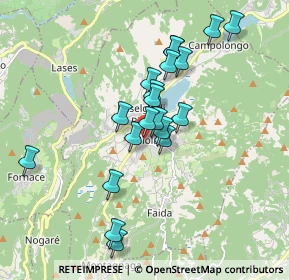 Mappa Via dei caduti, 38042 Baselga di Piné TN, Italia (1.568)