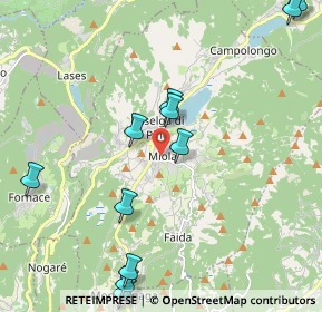 Mappa Via dei caduti, 38042 Baselga di Piné TN, Italia (2.48091)