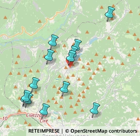 Mappa Via dei caduti, 38042 Baselga di Piné TN, Italia (4.21077)