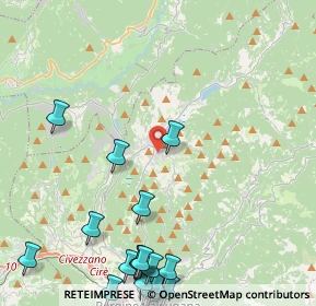 Mappa Via dei caduti, 38042 Baselga di Piné TN, Italia (6.3565)