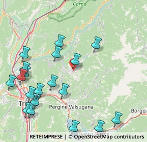 Mappa Via dei caduti, 38042 Baselga di Piné TN, Italia (10.252)