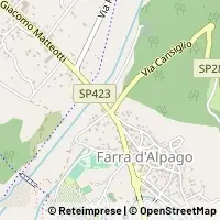 Karte Farra d'Alpago