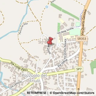 Mappa Via dei Castelli, 42, 33050 Pozzuolo del Friuli, Udine (Friuli-Venezia Giulia)