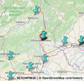 Mappa Via F. Turati, 31029 Vittorio Veneto TV, Italia (18.325)