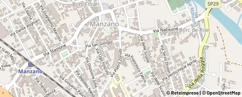 Mappa Manzano