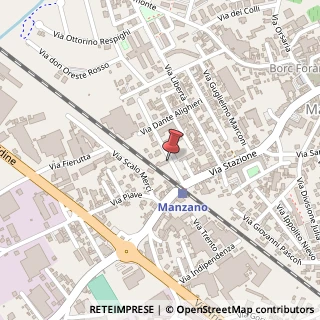 Mappa Via Giulio Braida, 1, 33044 Manzano, Udine (Friuli-Venezia Giulia)