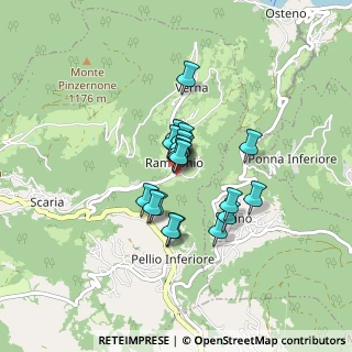 Mappa Via Giuseppe Garibaldi, 22020 Ramponio Verna CO, Italia (0.48696)