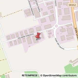 Mappa Via delle Industrie, 15, 33050 Pavia di Udine, Udine (Friuli-Venezia Giulia)