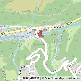 Mappa Via San Pietro, 20, 28871 Bannio Anzino, Verbano-Cusio-Ossola (Piemonte)