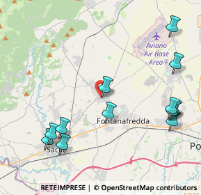 Mappa Via Puccini, 33074 Fontanafredda PN, Italia (4.88083)