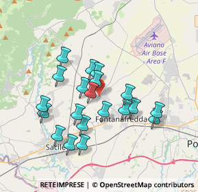 Mappa Via Puccini, 33074 Fontanafredda PN, Italia (3.189)