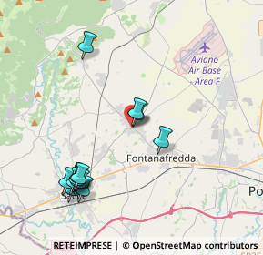 Mappa Via Puccini, 33074 Fontanafredda PN, Italia (4.14167)