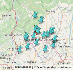 Mappa Via Puccini, 33074 Fontanafredda PN, Italia (11.46333)