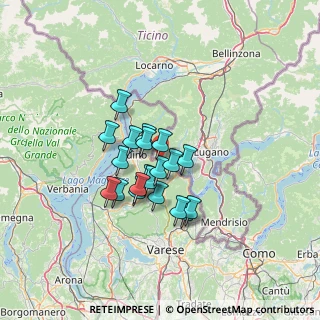 Mappa Via dei Prè, 21030 Cremenaga VA, Italia (9.6615)