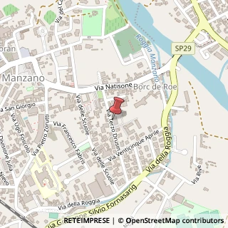 Mappa Via T. Drusin, 17, 33044 Manzano, Udine (Friuli-Venezia Giulia)