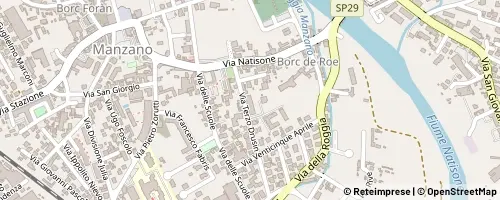 Mappa Manzano