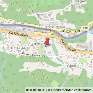 Mappa Via Vittorio Veneto, 19, 21030 Cremenaga, Varese (Lombardia)