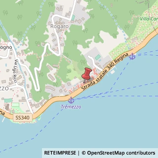 Mappa Via Edoardo Kramer, 6, 22019 Tremezzina, Como (Lombardia)