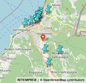 Mappa Via Ponte Bricco, 21016 Luino VA, Italia (1.95313)