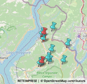 Mappa Via Ponte Bricco, 21016 Luino VA, Italia (6.18667)