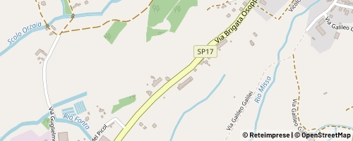 Mappa Fontanafredda