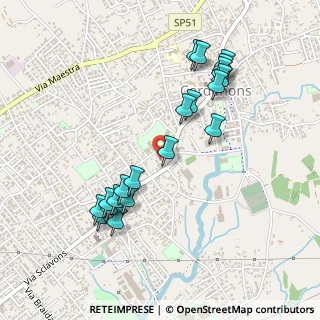Mappa Piazza Donatori AVIS-AIDO, 33084 Cordenons PN, Italia (0.49)