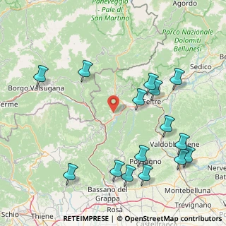 Mappa Strada Provinciale, 32030 Arsiè BL, Italia (19.45333)